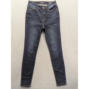 Judy Blue Skinny Jeans Juniors 3/26 Blue Dark Wash Mid Rise Stretch Denim